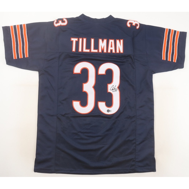 Charles Peanut Tillman Signed Chicago Bears Jersey (Beckett) 2xPro Bowl D.B.