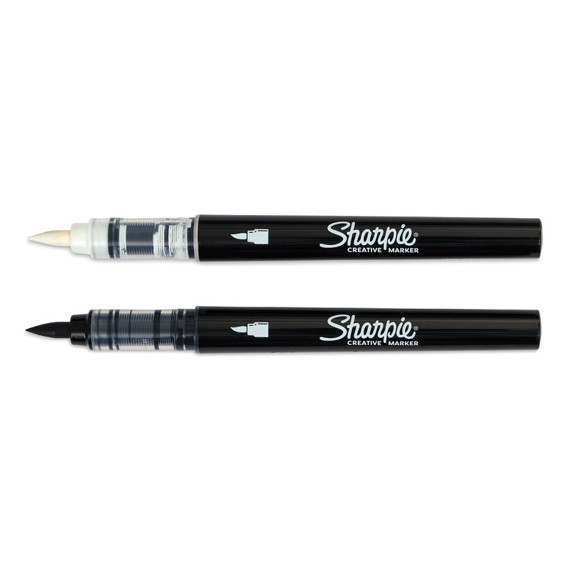 Creative Markers by Sharpie – Black and White Brush Tip