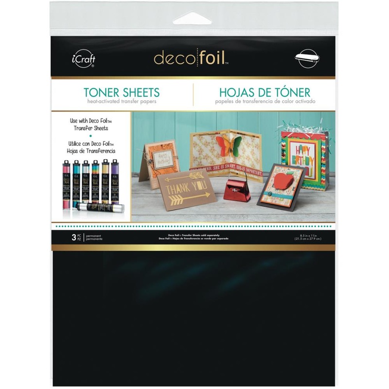 Deco Foil Toner Sheets 8.5X11 3/Pkg