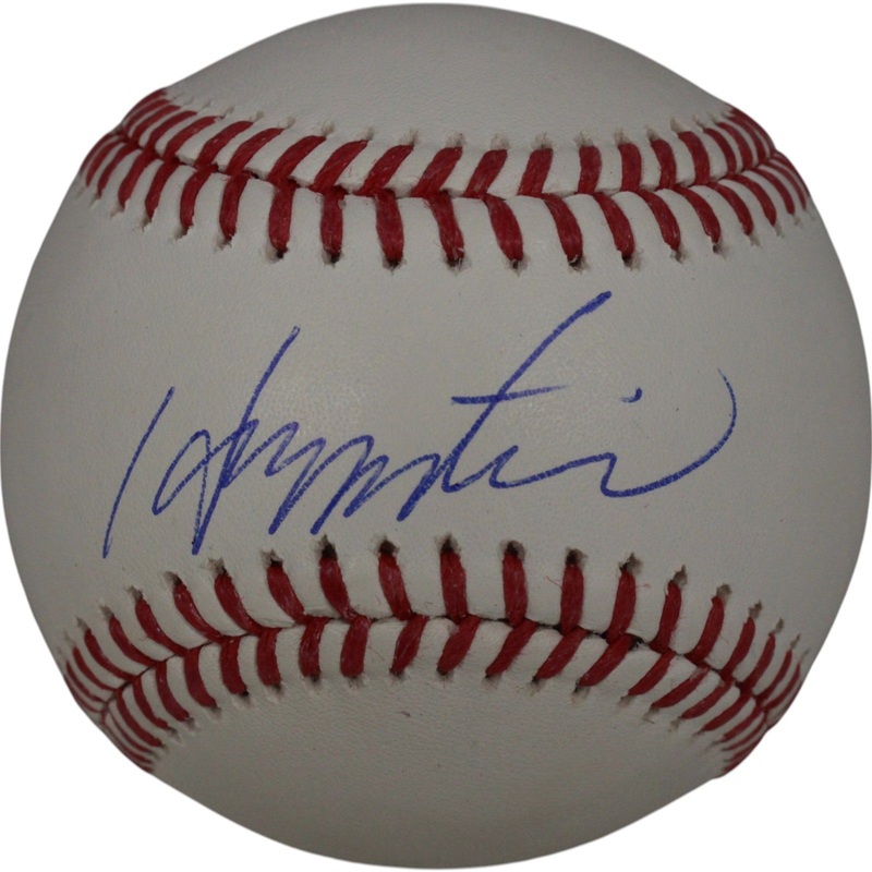 Hideki Matsui Autographed/Signed New York Yankees OML Baseball Beckett 50123