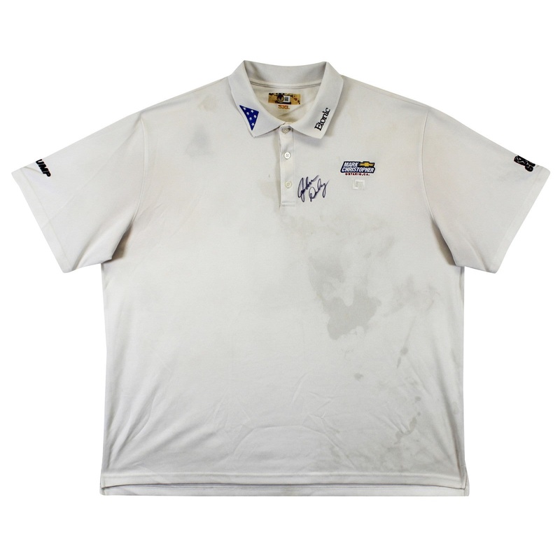 John Daly Authentic Signed Match Worn White Loudmouth Polo Shirt BAS #BK84742
