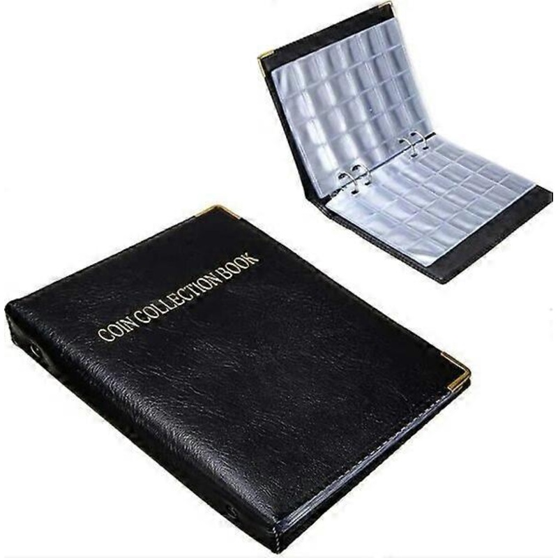 Leather coin album, 480 pieces, suitable for travel exchange