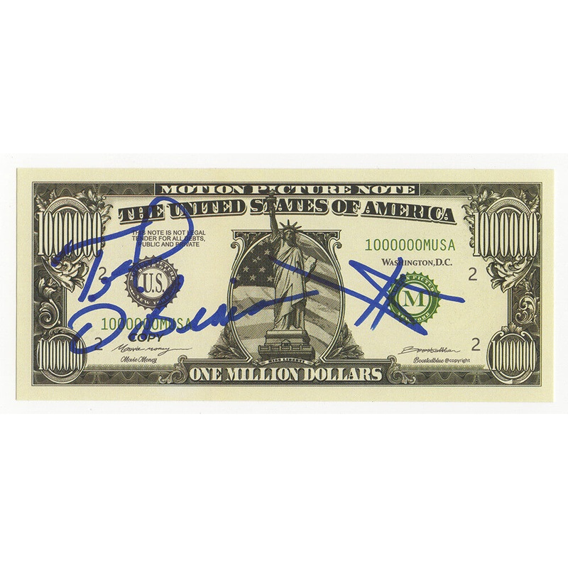 Ted DiBiase (WWE) Signed ($1M) One Million Dollar Novelty Bill – (SCHWARTZ COA)