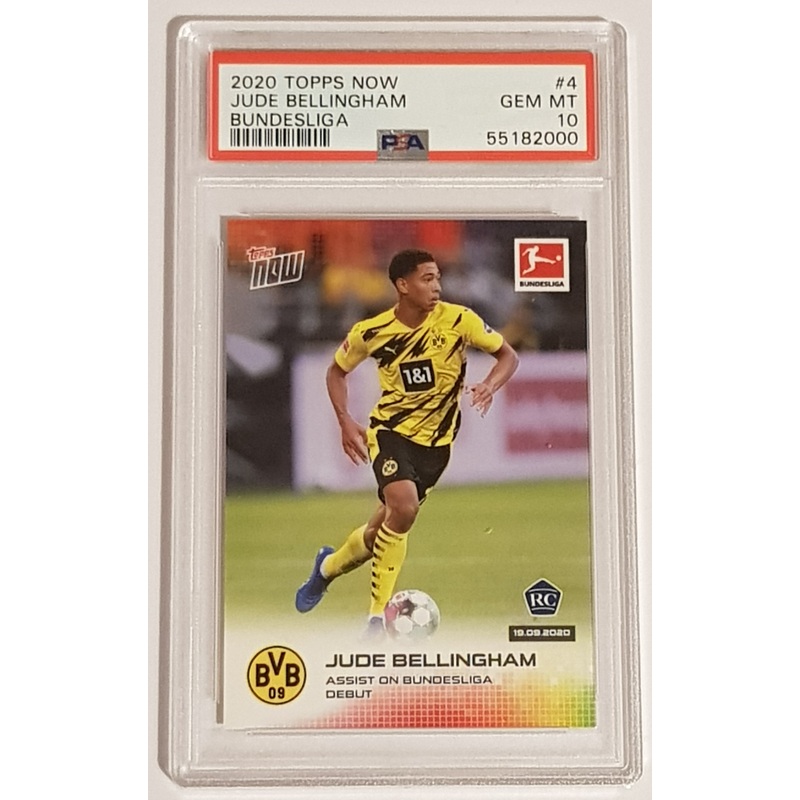 2020-21 Topps Now Bundesliga Jude Bellingham #4 PSA 10 Rookie Card