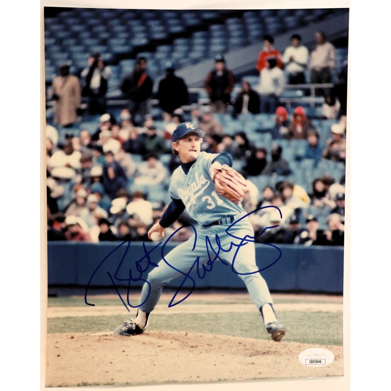 Bret Saberhagen Autographed 8×10 Photo JSA COA
