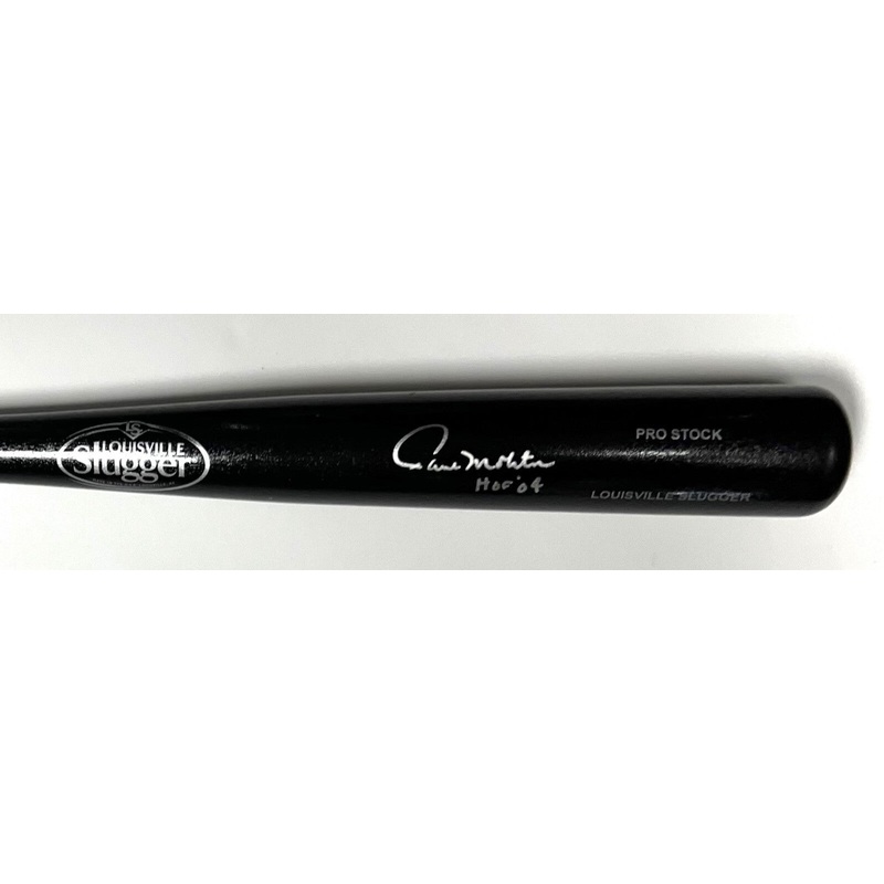 Brewers PAUL MOLITOR Signed Louisville Slugger Black Bat AUTO w/ HOF ’04 – BAS