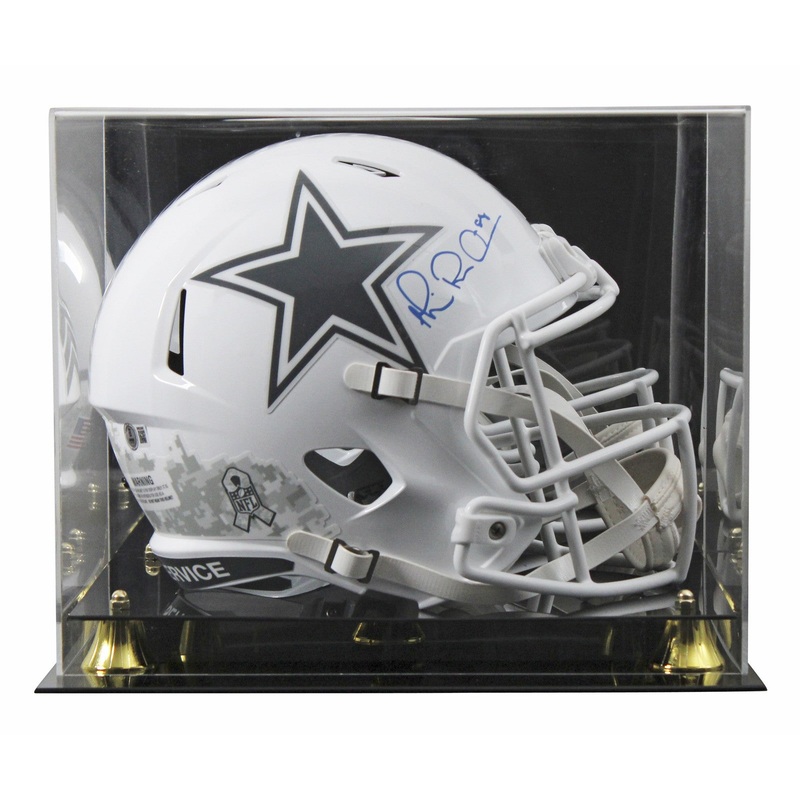 Cowboys Michael Irvin Signed STS III Full Size Speed Rep Helmet W/ Case BAS Wit