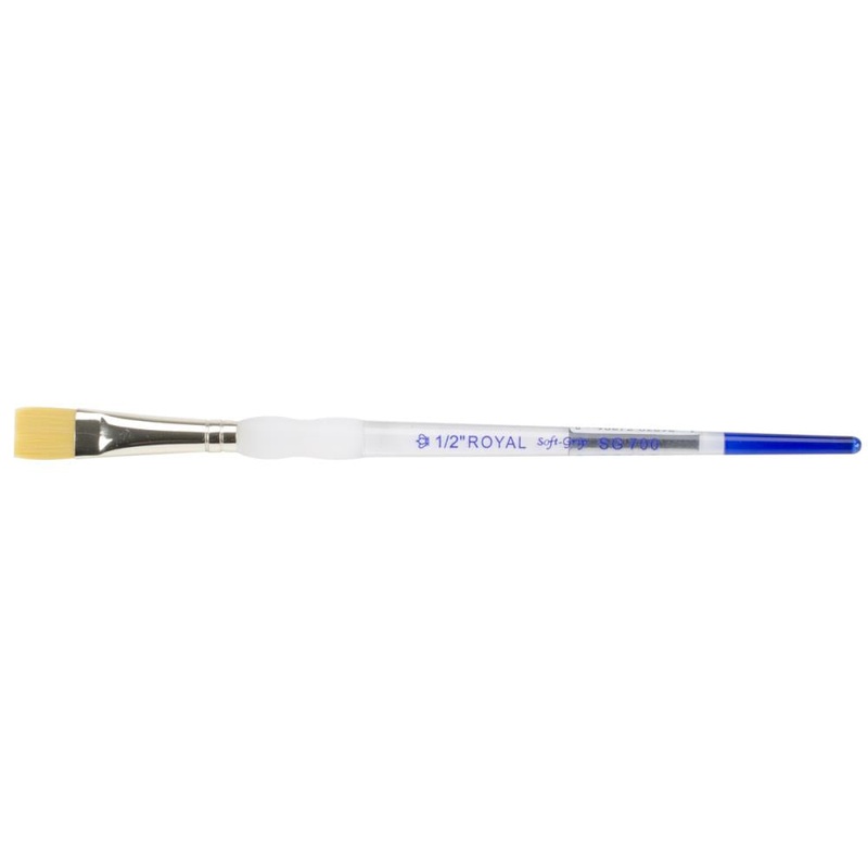 Soft-Grip Golden Taklon Glaze Wash Brush 1/2 Width