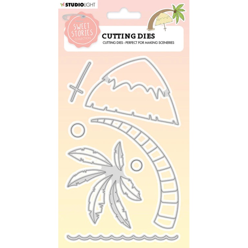 Studio Light Cutting Die Bali Beach Sweet Stories 229x121x1mm 7 PC nr.393