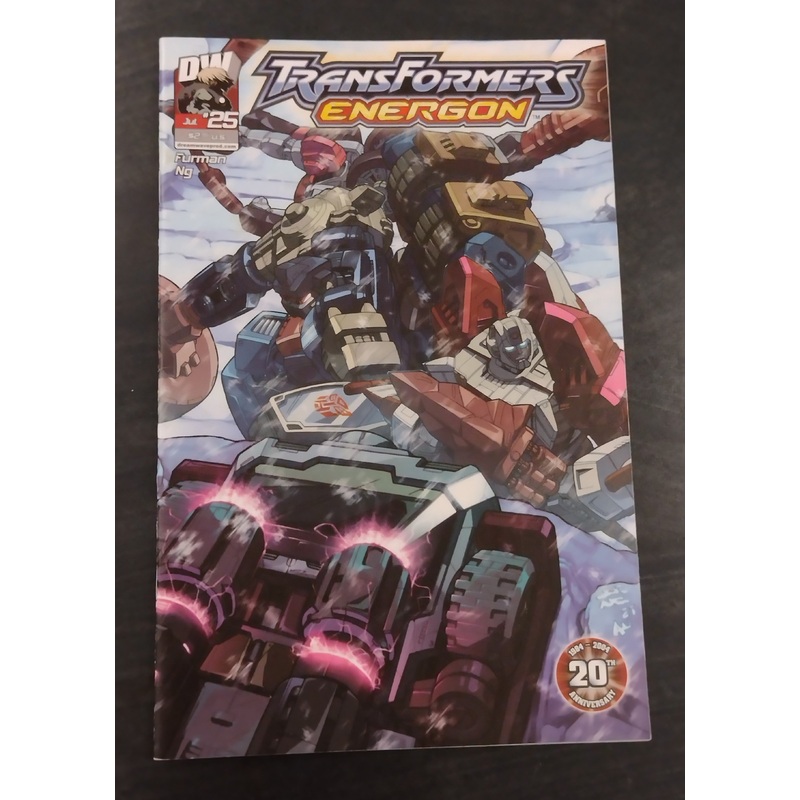 Transformers Energon #25 FN Cover A Variant