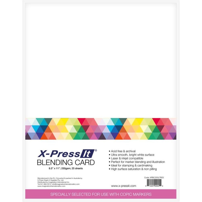 X-Press It Blending Card – 8.5 x 11 – 25 Pkg