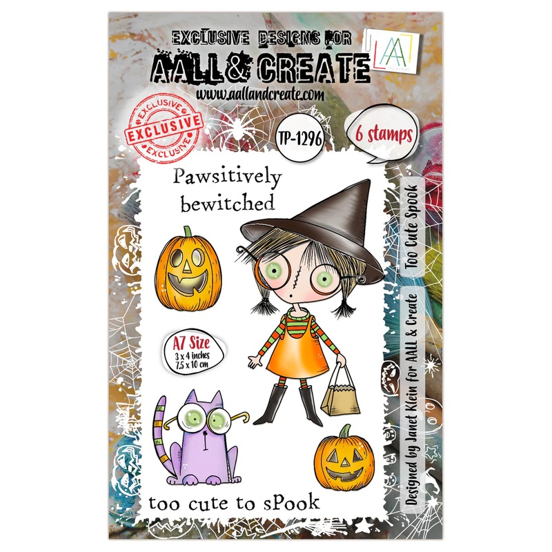 AALL and Create – A7 Stamp Set – Too Cute Spook