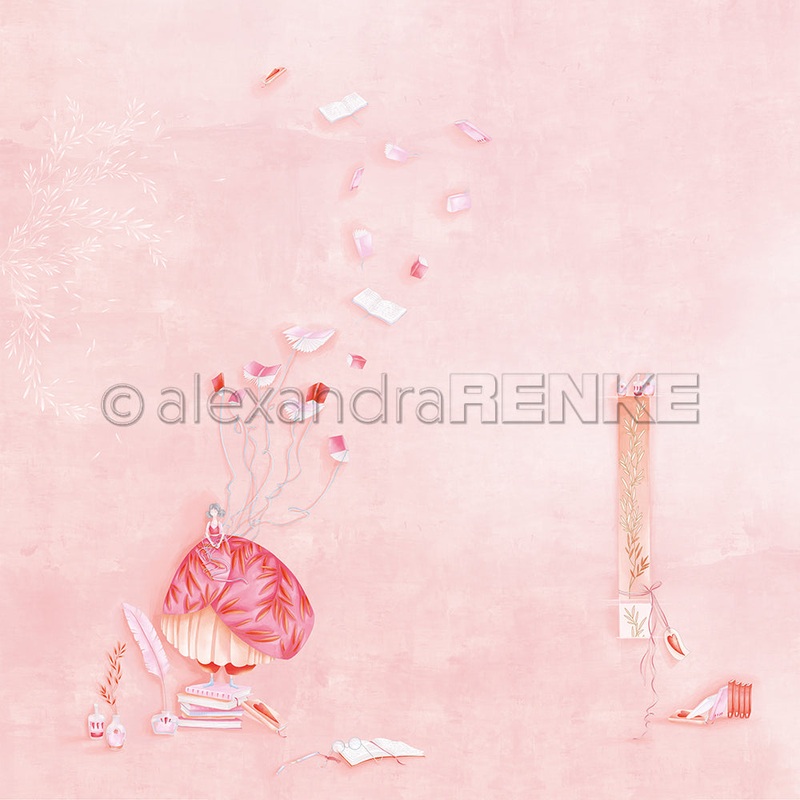 Alexandra Renke 12×12 Design Paper Lisas Figurines Book Magic 200g – 1 pc