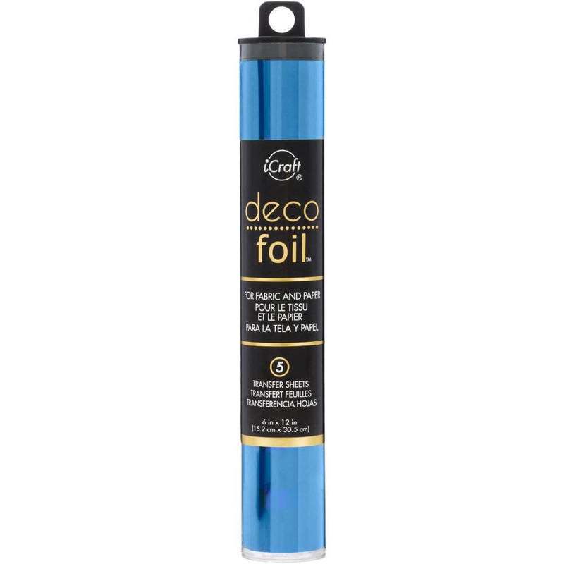 Deco Foil Transfer Sheets 6X12 5/Pkg – Denim