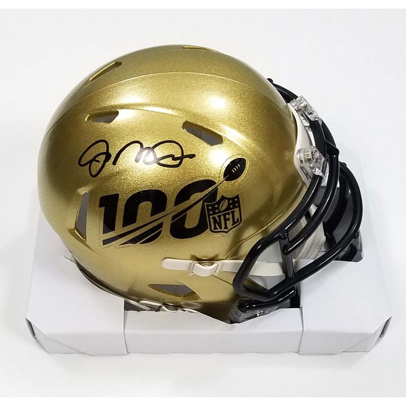 Joe Montana Autographed San Francisco 49ers Speed NFL 100 Mini Helmet Beckett