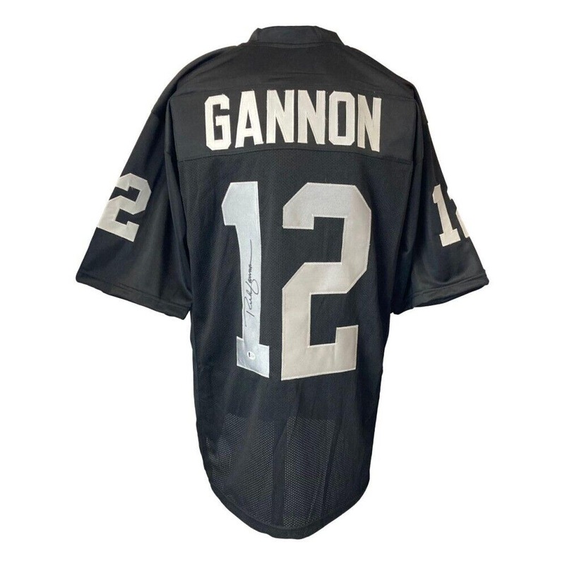 Rich Gannon Signed Oakland Raiders Black Jersey (Beckett QR Code) 2002 NFL MVP