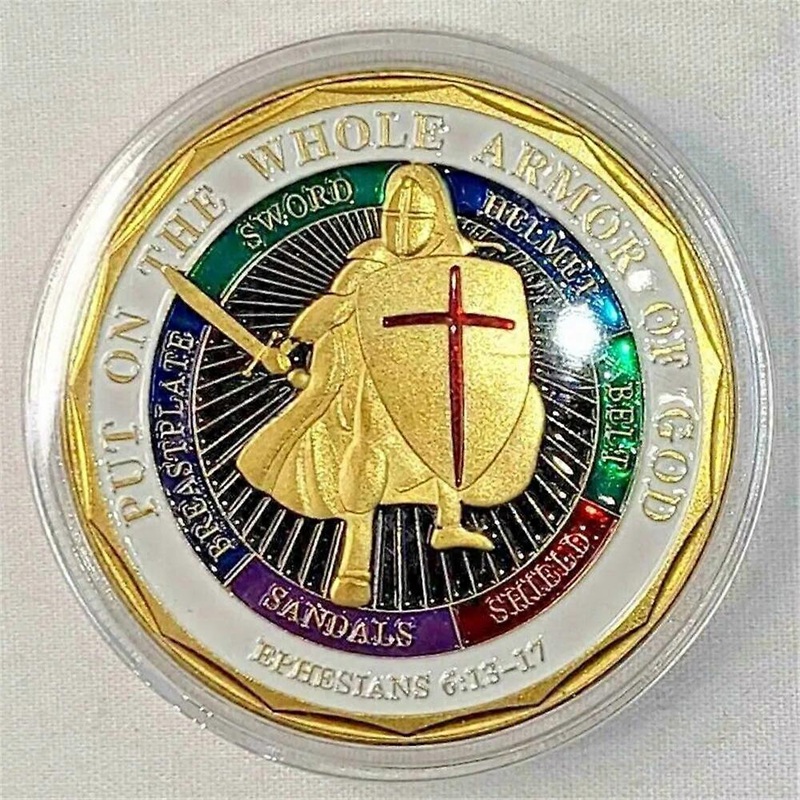 United States Navy Armor Of God Challenge Coin