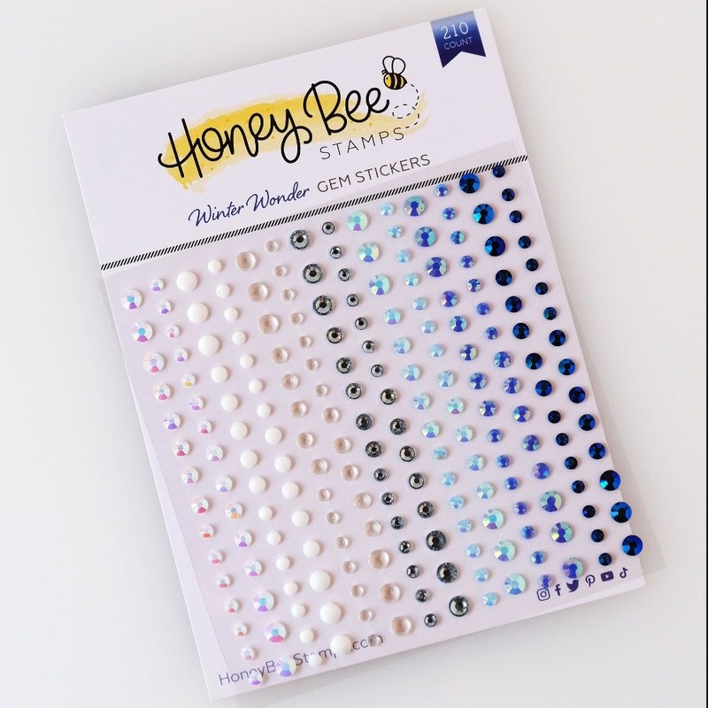 Winter Wonder Gem Stickers – 210 Count