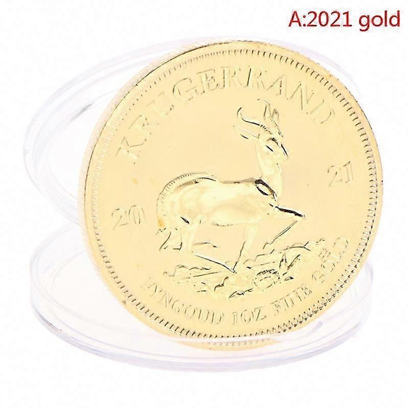 1974/1978/2021 South African Gold Krugerrand Coin Replica for Cosplay Prop