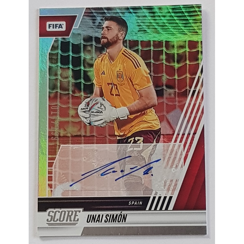 2022-23 Panini Score FIFA Unai Simon Autograph /199 Trading Card