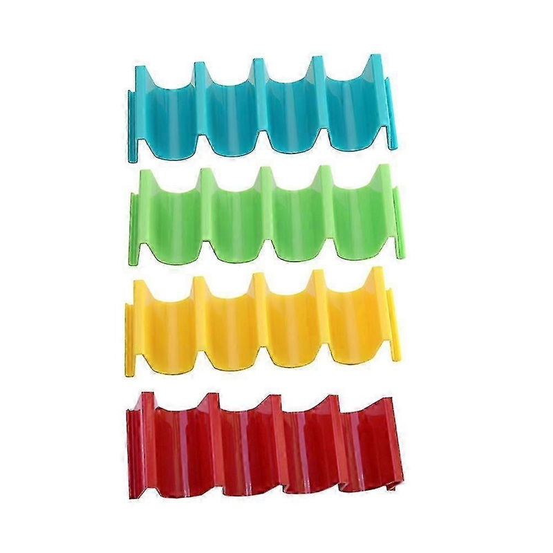 4 Pcs Taco Shell Holder Rack for Tortilla Rolls and Stands – Good Taco Holder Trays
