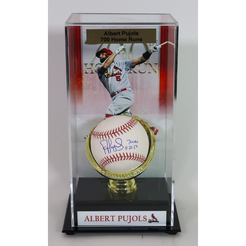 Albert Pujols St. Louis Cardinals Signed Ball 700 HRs 9.23.22 MLB & Fanatics