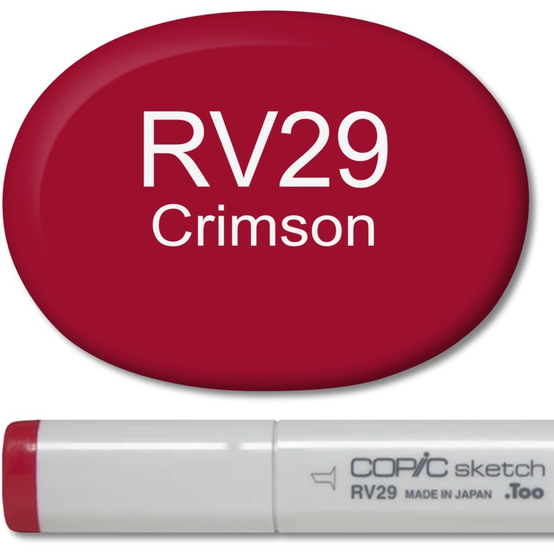 Copic Sketch Marker – RV29 Crimson