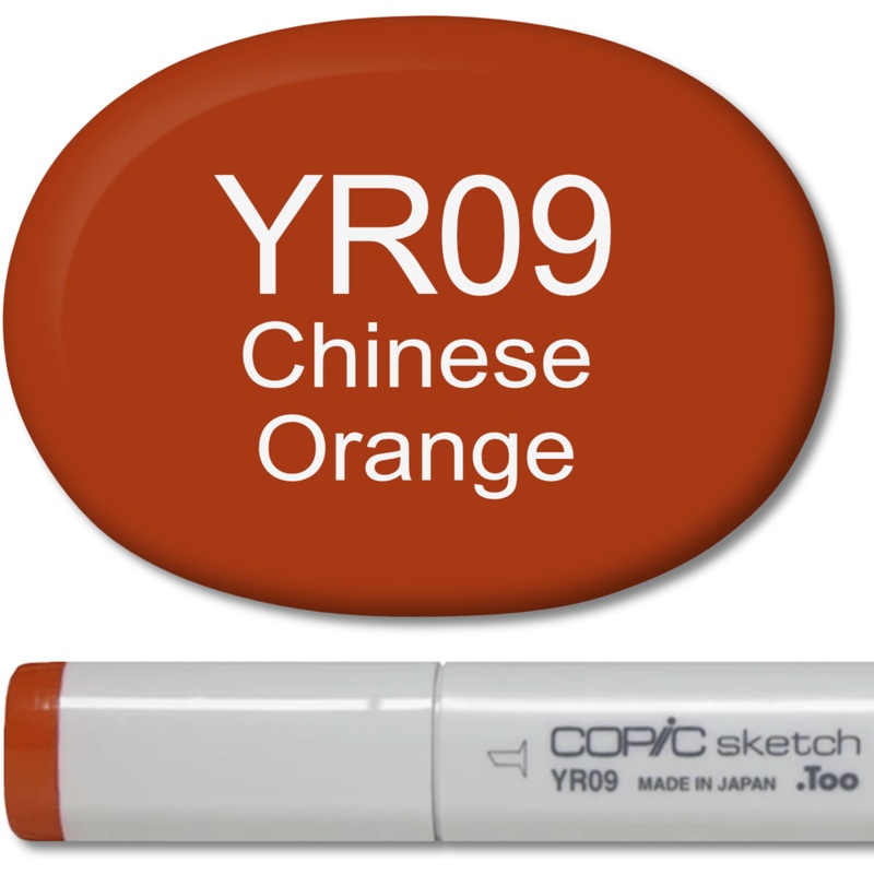 Copic Sketch Marker – YR09 Chinese Orange