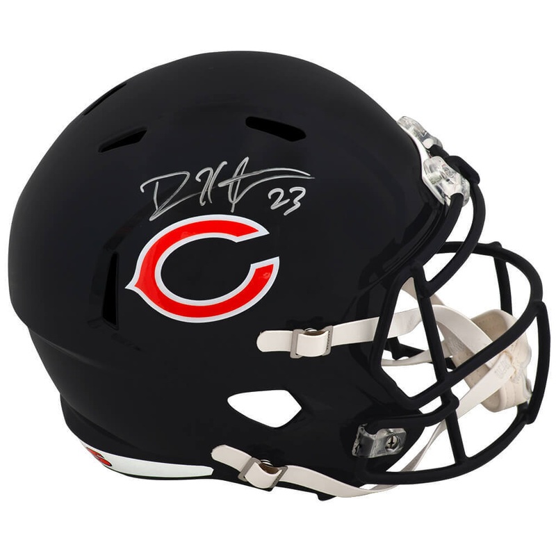 Devin Hester Signed Bears Riddell Full Size Speed Replica Helmet -(SCHWARTZ COA)