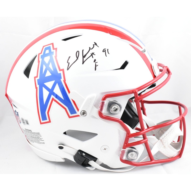 Earl Campbell Autographed Houston Oilers F/S Speed Flex Helmet – Beckett W Holo