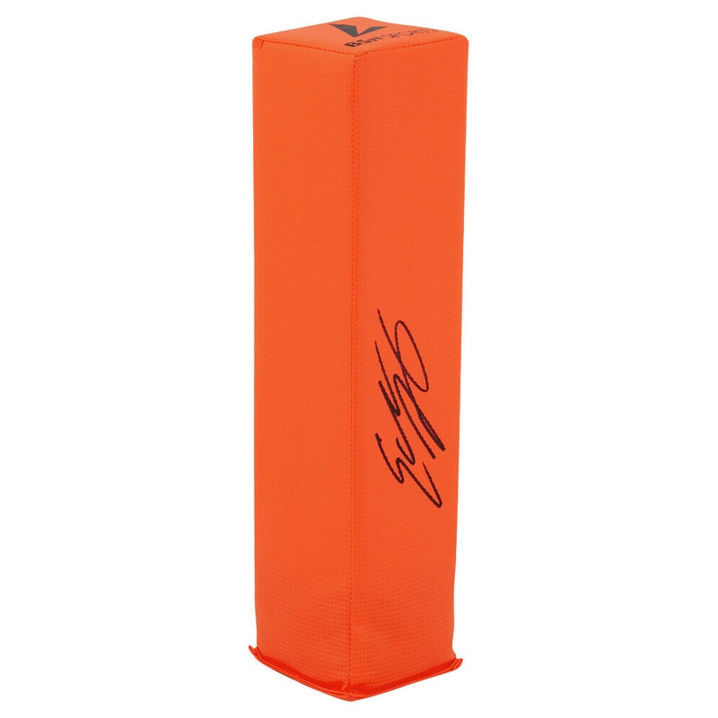 Eddie Lacy (PACKERS) Signed BSN Orange Endzone Football Pylon – (SCHWARTZ COA)