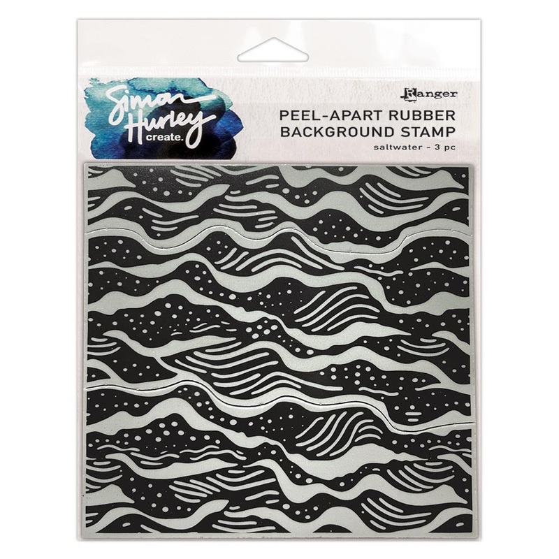 Simon Hurley create. Cling Stamp 6X6 Saltwater