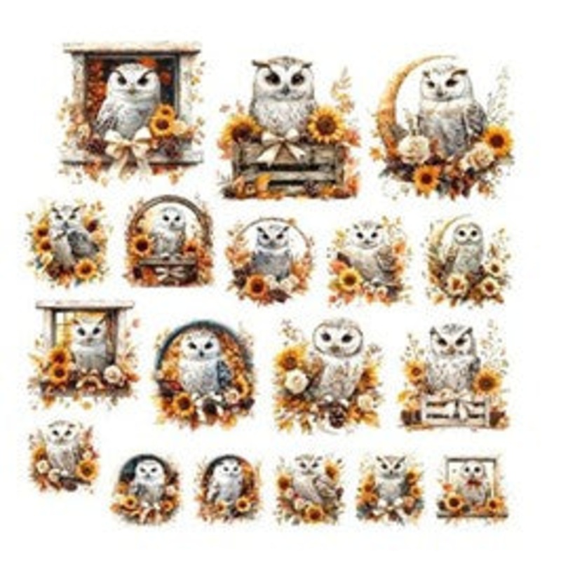 Simply Stated – Autumn Owl Ephemera