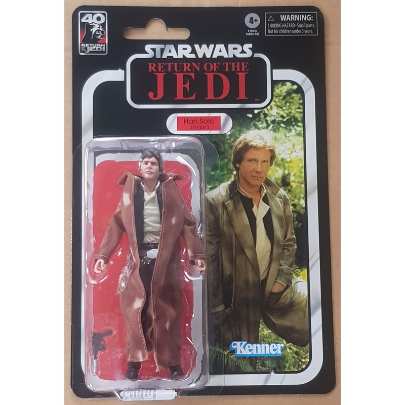 Star Wars Episode VI 40th Anniversary Black Series Han Solo (Endor) 6 Action Figure