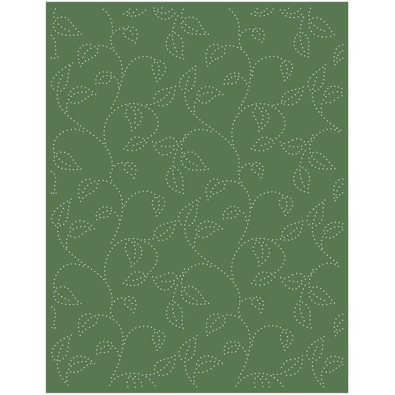 Swirling Leaves Pierced A2 Cover Plate – Honey Cuts – Retiring