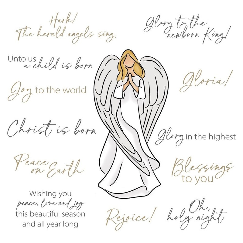 Artsy Angel – 6×6 Stamp Set