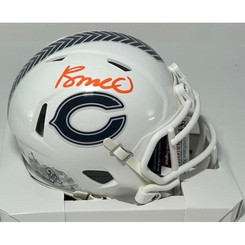 Bears Receiver ROME ODUNZE Signed Riddell 24 SALUTE Speed Mini Helmet AUTO – JSA