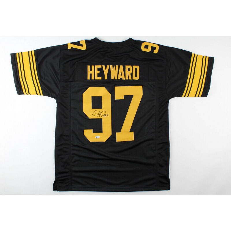Cameron Heyward Signed Pittsburgh Steelers Jersey (Beckett) 3xPro Bowl DT