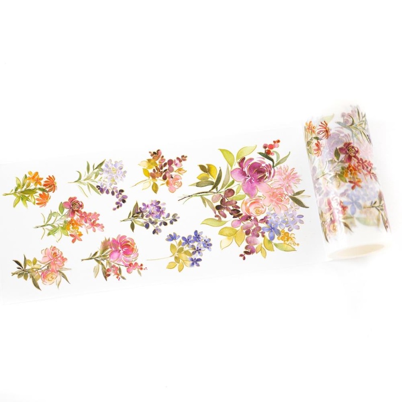 Pinkfresh Studio Foiled Washi Tape 4X11yd Garden Bouquet