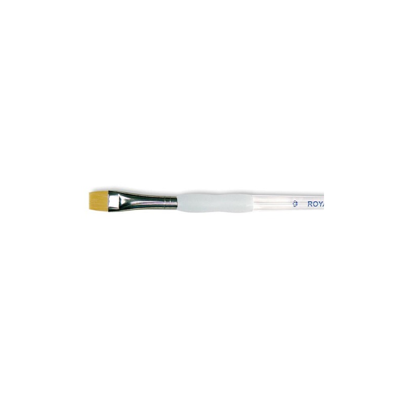 Soft-Grip Golden Taklon Short Shader Brush Size 6