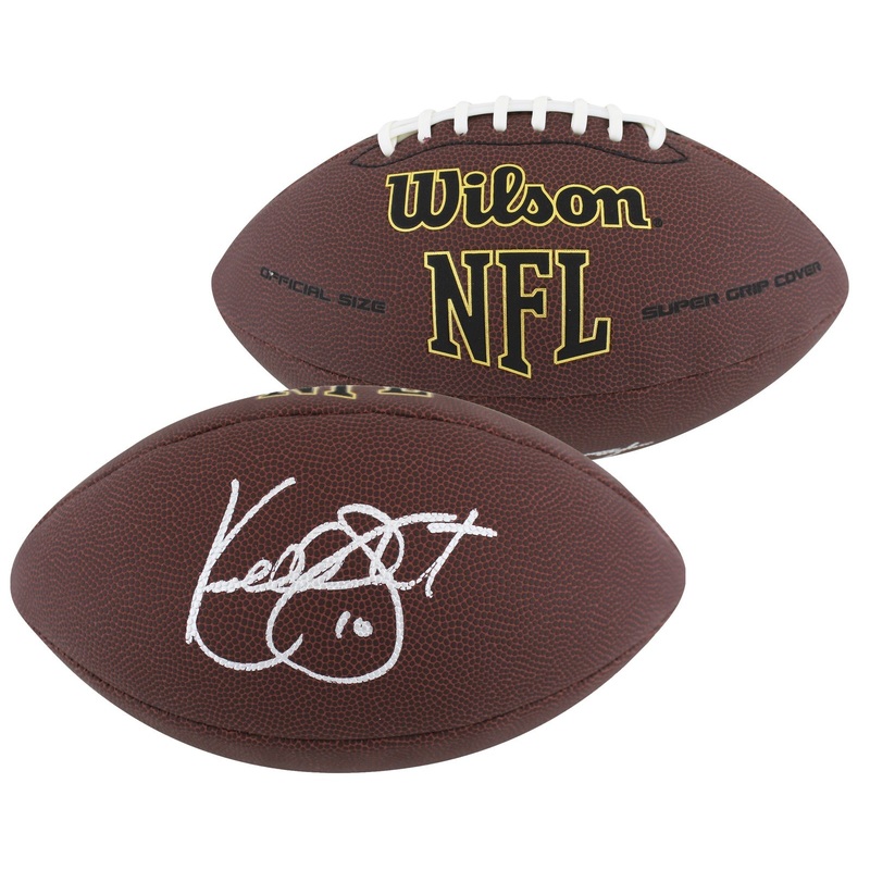 Steelers Kordell Stewart Authentic Signed Wilson Super Grip Nfl Football BAS Wit
