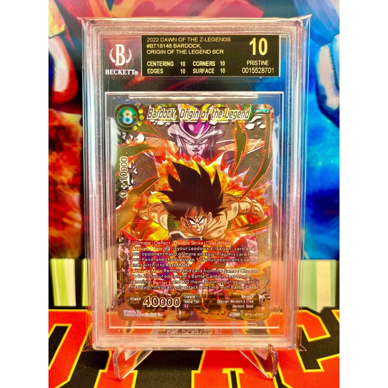 BGS 10 BLACK LABEL BT18-148 Bardock, Origin of the Legend SCR (2022)