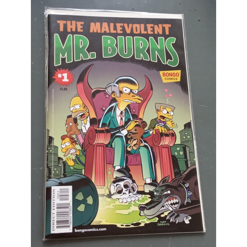 Malevolent Mr. Burns #1 NM