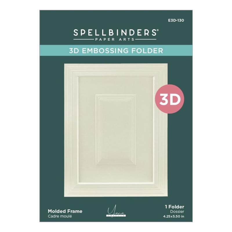 Spellbinders 3D Embossing Folder By Yana Smakula Molded Frame, Yana’s Daisies