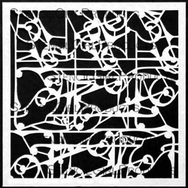 StencilGirl Products Ornamental Iron Curls