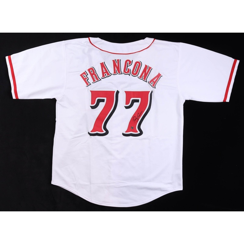 Terry Francona Signed Cincinnati Reds Jersey (All World Memorabia) Reds Manager