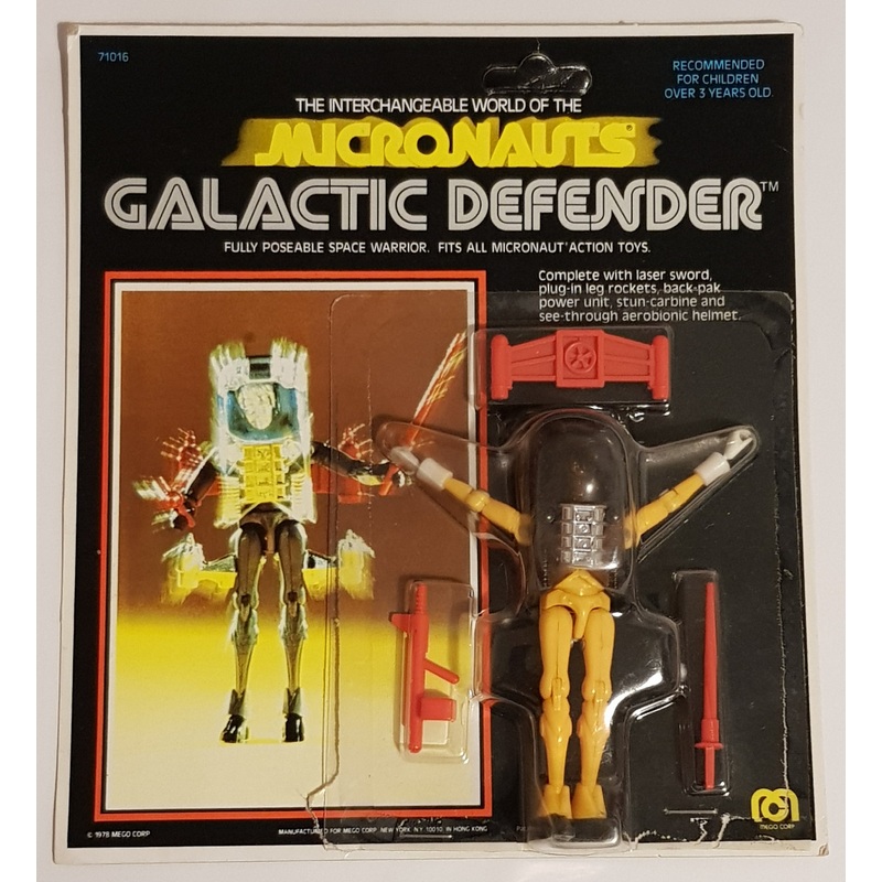 1978 Micronauts Galactic Defender Action Figure (moc)