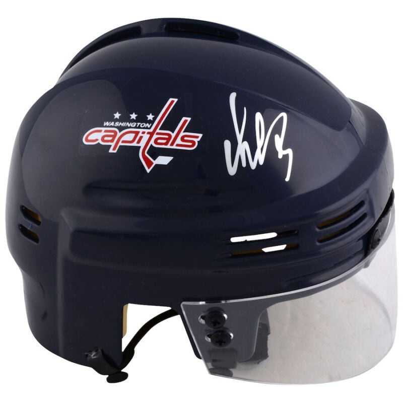 Alex Ovechkin Autographed Washington Capitals Mini Navy Helmet Fanatics