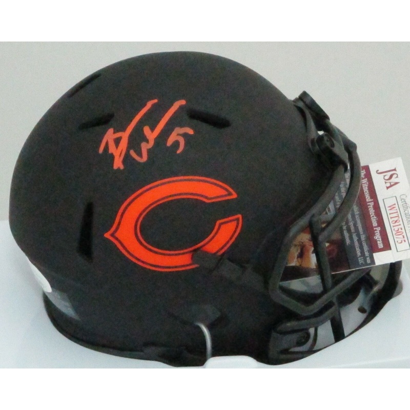 Bears Hall of Famer BRIAN URLACHER Signed Riddell ECLIPSE Mini Helmet AUTO – JSA