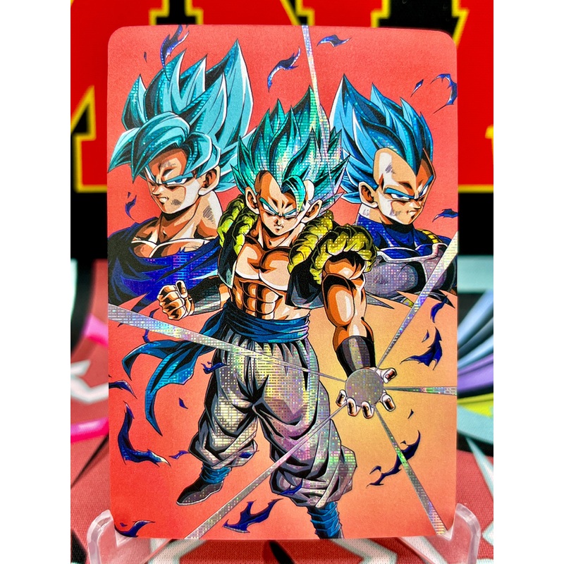 DBAC2-18 Gogeta, Goku, & Vegeta Art Card